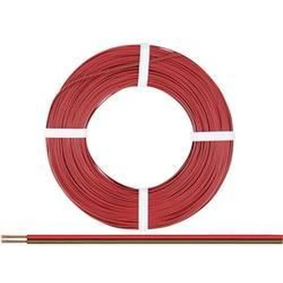 Afbeelding van Donau Elektronik 218 08 25 Draad 2 x 0.14 mm² Rood, Bruin m