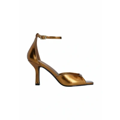 Afbeelding van sacha Sandalen met hoge hak, Dames, Maat: 36, Gold Schoenen