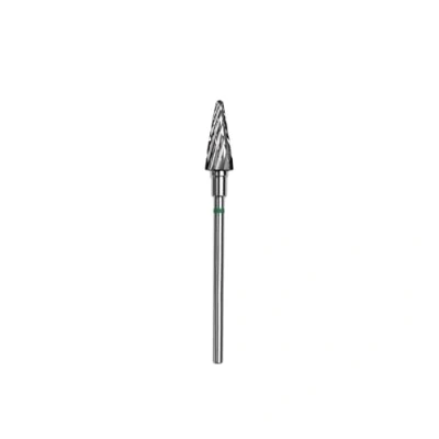 Afbeelding van Staleks Boren Kegel Groene Nail Manicure Carbide Frustum Acryl Gel Polygel Nagels Shellac Remover 6/14mm