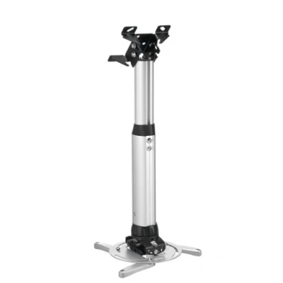 Afbeelding van Vogel&#039;s PPC 2540 projector plafondbeugel voor 30 410mm (1,2 13,2 inch) projectoren, draaibaar + kantelbaar en in hoogte verstelbaar, max. 25 kg, zilver