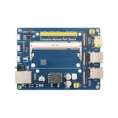 Afbeelding van Waveshare Power Over Ethernet PoE Board, Compatible with Raspberry Pi Compute Module CM3/CM3L/CM3+/CM3+L