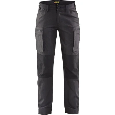 Afbeelding van Blaklader Dames Service werkbroek stretch 7159 1146 Donkergrijs/Zwart