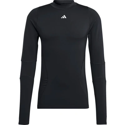 Afbeelding van adidas Performance Running Techfit Coldre Longsleeve, Heren, Maat: XL, Schwarz