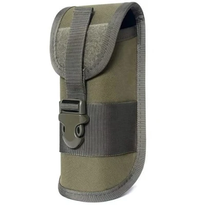 Afbeelding van ACEXIER MOLLE Brillenzakje Outdoor Duurzaam Tactisch Zakje Zonnebrillenkoker Legerstijl Zaklampzakje met gesp(Groen)