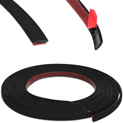Afbeelding van RECAMBO Sierlijst zwart veelzijdig, flexibel en zelfklevend 25 mm x 5 m
