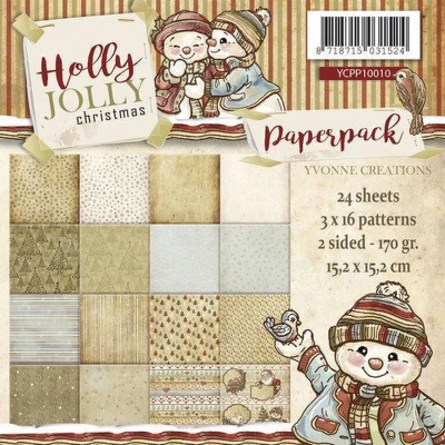 Afbeelding van Paperpack Yvonne Creations Holly Jolly