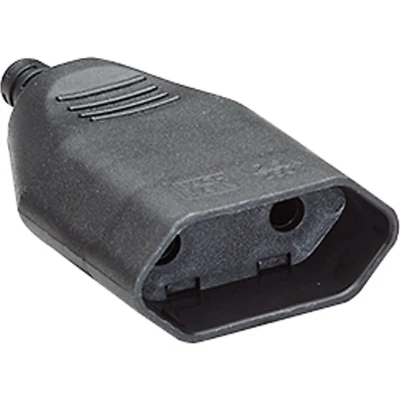 Afbeelding van Bachmann 900.012 Eurokoppeling Kunststof 250 V Zwart IP20