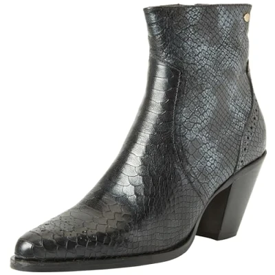Afbeelding van Fred de la Bretoniere Blaire Korte laarzen, Dames, Maat: 39, Black Leer