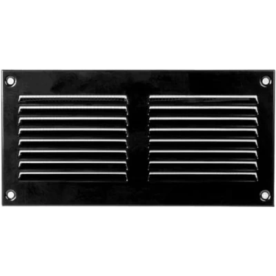 Afbeelding van Luchtrooster van staal voor plafond en zijwand, HVAC met insectenbescherming (20,3 x 10,2 cm)