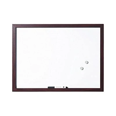 Afbeelding van Bi Office MM040016519 Optimum whiteboard, MDF frame gelakt staal, 60 x 45 cm groot, 22 mm dik, kersenrood/wit