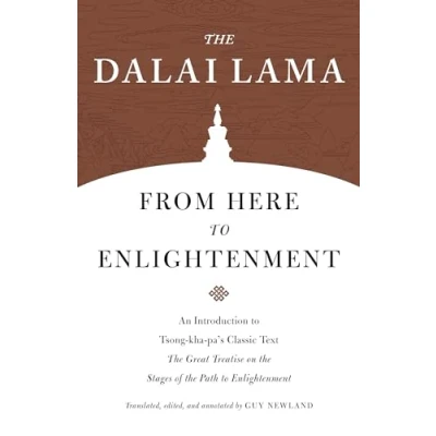 Afbeelding van From Here to Enlightenment: An Introduction Tsong kha pa&#039;s Classic Text the Great Treatise on Stages of Path Enlightenment