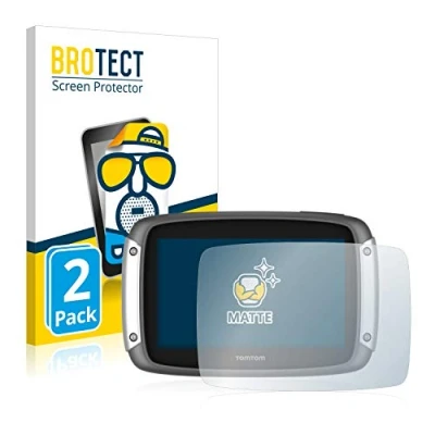 Afbeelding van BROTECT (2 Stuks) Antireflecterende Beschermfolie voor TomTom Rider 400 Anti Glare Screen Protector, Mat, Ontspiegelend