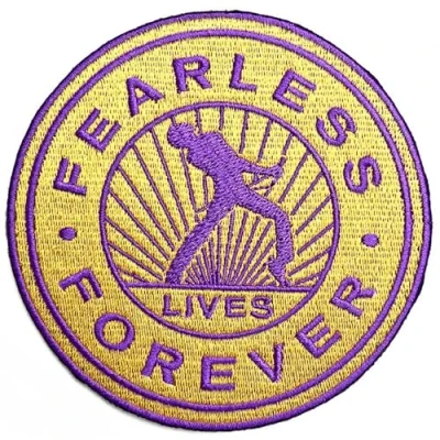 Afbeelding van Queen Fearless Patch Geel/Paars