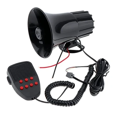 Afbeelding van ePatchChina Luide 12 V sirene, voor auto&#039;s, bestelwagens, vrachtwagens, motorfietsen, boten, waarschuwingsalarm met 150 dB en 100 W luidsprekers