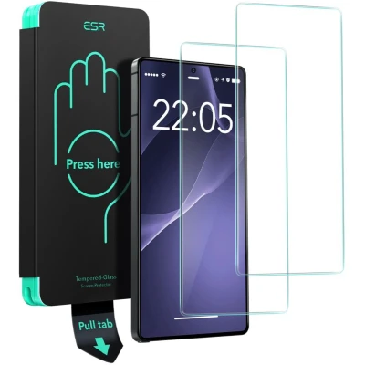 Afbeelding van ESR Tempered Glass Galaxy S25 Ultra 2er Pack 1D79600201 Screenprotector (glas) Samsung 2 stuk(s)