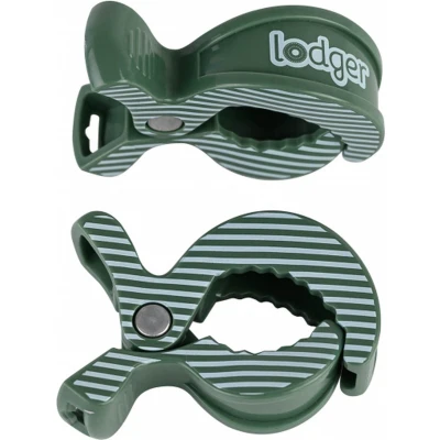 Afbeelding van Lodger Swaddler Clip Green Bay Stripe 2st.