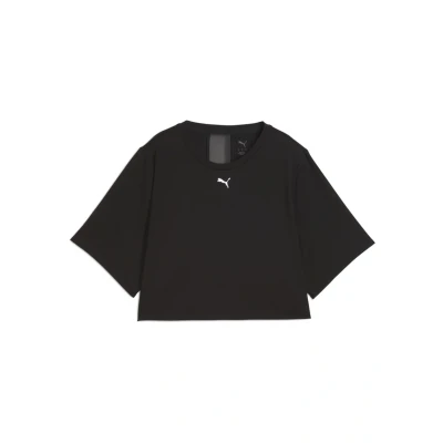 Afbeelding van Puma TEE Sport Tshirt, Dames, Maat: Large, black
