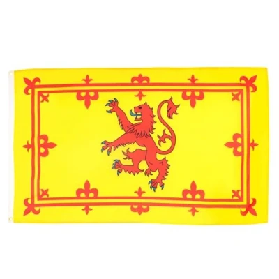 Afbeelding van Koninkrijk Schotland Vlag 150x90 cm Koninklijke Schotse vlaggen 90 x 150 Banner 3x5 ft Hoge kwaliteit AZ FLAG