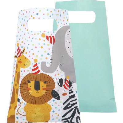 Afbeelding van Feestzakjes Safari Kids 10 stuks