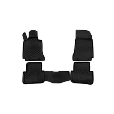 Afbeelding van Rubbermatten voor MERCEDES BENZ C Class W204, 2007 2014, 4 delig