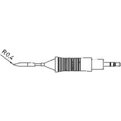 Afbeelding van Weller RT2 soldeerpunt Conisch Grootte 0.8 mm Lengte soldeerpunt: 19 Inhoud: 1 stuk(s)