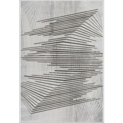 Afbeelding van MANI TEXTILE Tapijt, grijs, 80 x 150 cm