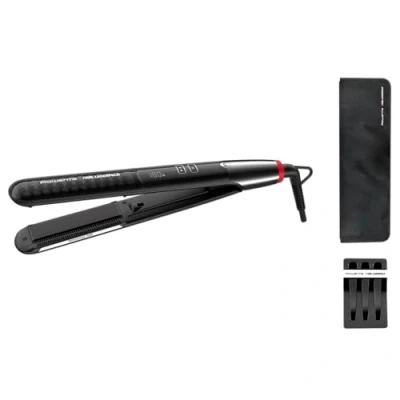 Afbeelding van Rowenta x KARL LAGERFELD K/Pro Stylist stijltang, geïntegreerde professionele kam, ionenfunctie voor zacht en glanzend haar, alle haartypes, 8 temperatuurinstellingen, LCD display SF467LF0