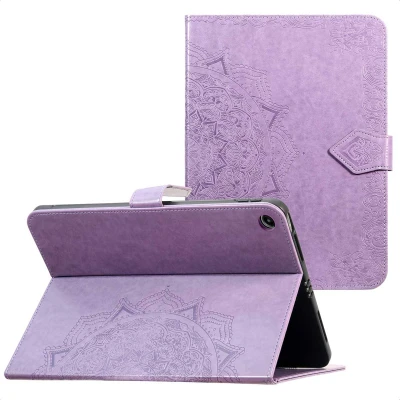 Afbeelding van imoshion tablet Hoes Geschikt voor Samsung Galaxy Tab A9 Plus Mandala Bookcase Lila