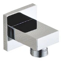 Afbeelding van Wiesbaden Wandaansluitbocht vierkant 1/2&quot; chroom