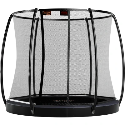 Afbeelding van Trampoline Avyna Pro Line FlatLevel 08 + Royal Class Veiligheidsnet Grijs