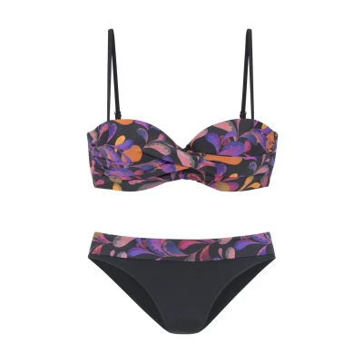 Afbeelding van Vivance Beugelbikini in bandeaumodel gedraaide look