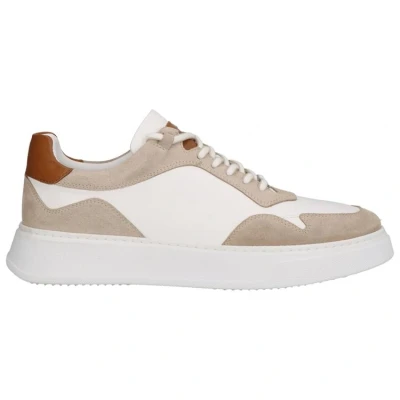 Afbeelding van Berkelmans, Braselton Sand, 2411557247, Wit combi heren sneaker wijdte G½
