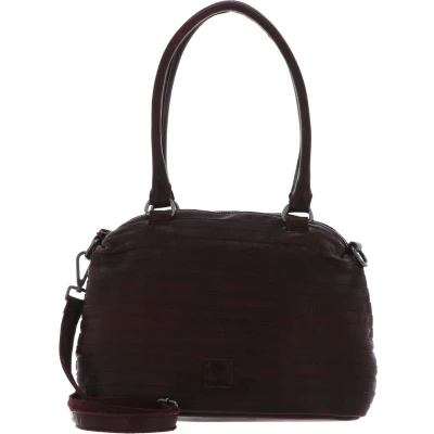 Afbeelding van FREDsBRUDER Leren Schoudertas Tiff Oxblood Rood