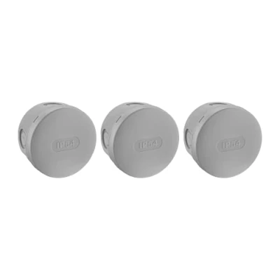 Afbeelding van Debflex 718811 verdeeldoos voor buiten, 3 aansluitdozen, IP54, diameter 70,