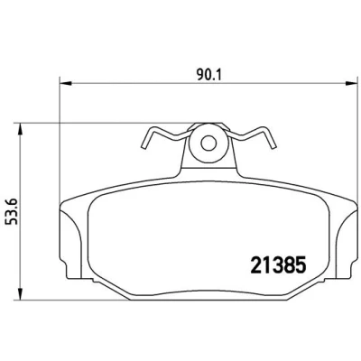 Afbeelding van Brembo Remblokset P 86 009