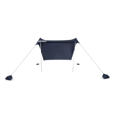 Afbeelding van Sport Brella Sol Breeze Shelter, schaduwluifel voor luchtige omstandigheden, wandloos ontwerp, snelle installatie/instorting, aanpasbare hoek en dekking, middernachtblauw, Middernacht Blauw, 213.4 cm