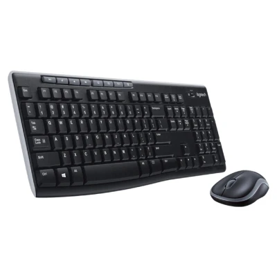Afbeelding van Toetsenbord Logitech MK270 Qwerty +muis zwart