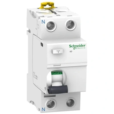 Afbeelding van Schneider electric aardlekschakelaar 2 polig 230v 40a 300ma s as a9r35240