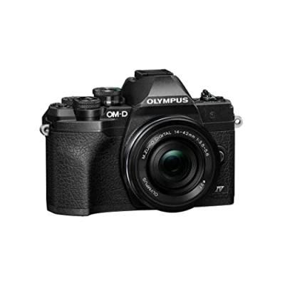 Afbeelding van Olympus omd EM10 Mark IV Zwart + ED 14 42mm F3.5 5.6 EZ Black