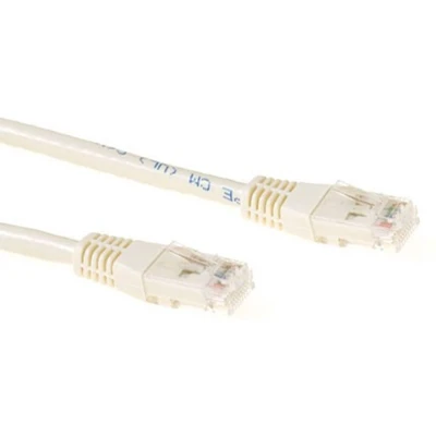 Afbeelding van ACT IB3300 U/UTP CAT6A Patchkabels RJ45 Connectoren Ivoor 50 cm
