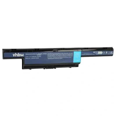 Afbeelding van vhbw Batterij compatibel met Acer Aspire 7552, 7552G, 7741G, 7741Z, 7741ZG, 7750, 7750G, AS4551 2615 Notebook (4400mAh, 11,1V, Li Ion)