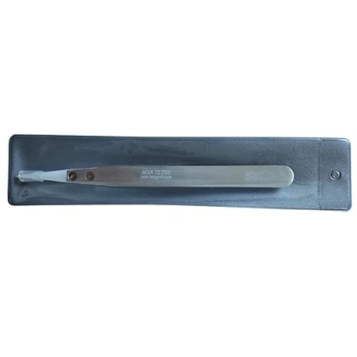 Afbeelding van KD89 Horotec MSA 12.723 Professionele horlogemakerspunten van aluminium met zachte eindkappen witte Delrin, fijne punten, lengte 130 mm, Staal