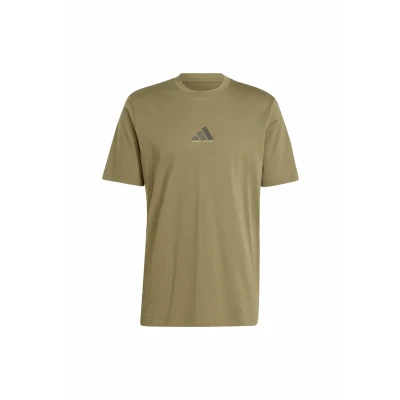Afbeelding van adidas Sportswear Codes Photoreal Graphic Tshirt print, Heren, Maat: Small, Olive strata