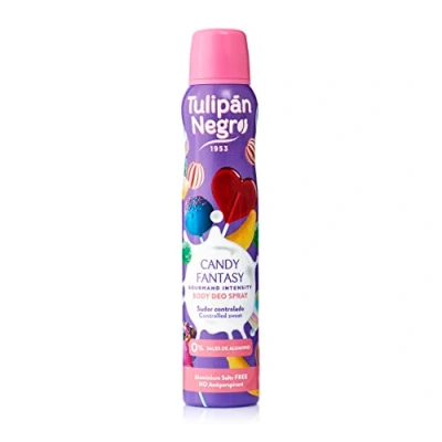 Afbeelding van Tulipán Negro Deo Spray Candy Fantasy Spray/2 stuks Deodorant/Desodorante 200ml