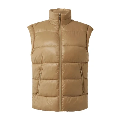 Afbeelding van comma Weste MIT Reissverschlusstaschen Bodywarmer, Dames, Maat: 42, Sandstein