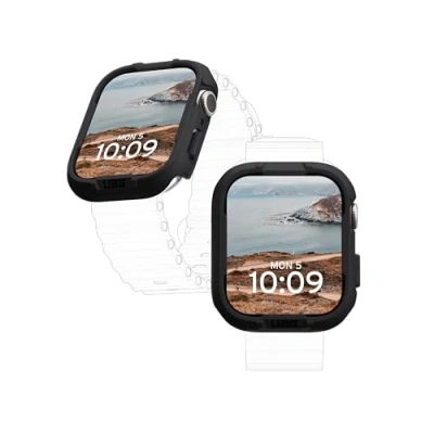 Afbeelding van URBAN ARMOR GEAR Scout case voor Apple Watch 9/8/7 (45mm) (val en stootbestendig, volgens Amerikaanse militaire standaard, robuust perfecte pasvorm, displaybescherming dankzi