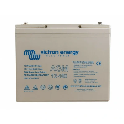 Afbeelding van AGM Super Cycle accu met schroefdraad 12V/100Ah (M6)