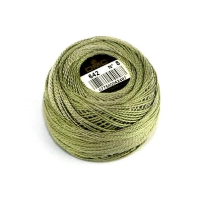 Afbeelding van DMC Katoen Perle Schroefdraad Maat 8 642 per 10 gram bal