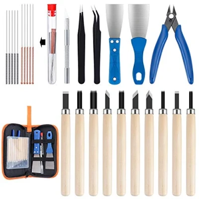 Afbeelding van WiMas 31 STKS 3D printer accessoires Tool Kit, Print Kit met Opbergtas, voor Reinigen, Afdrukken Verwijderen, Afwerken en