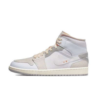 Afbeelding van Jordan 1 Mid SE &#039;Craft Inside Out White Grey&#039; Meer maten beschikbaar
